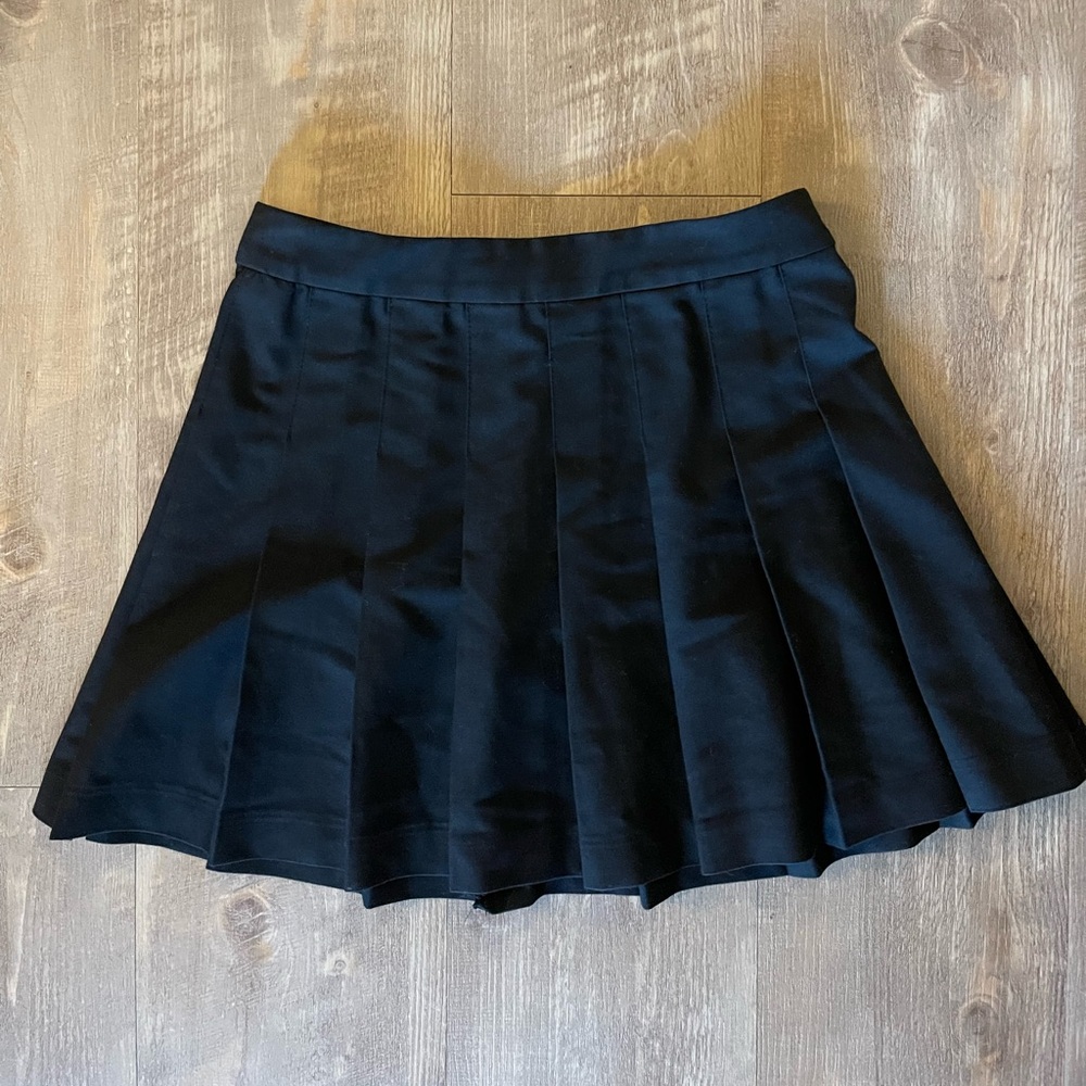 Aritzia Sunday Beat pleated black skirt